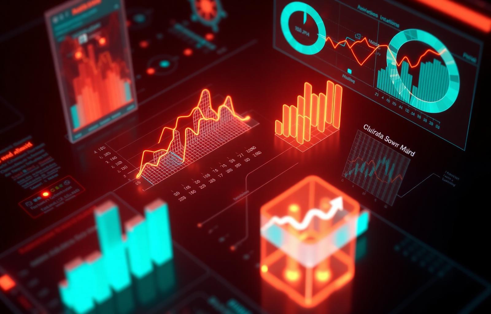 Analytics dashboard visualization